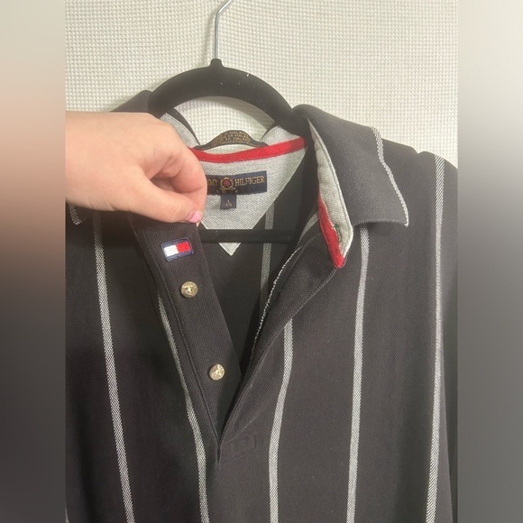 Men’s vintage Tommy Hilfiger golf polo long sleeve - Picture 5 of 7